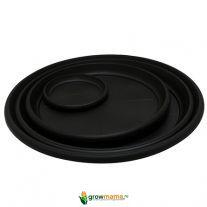 Пластиковый поддон круглый Plastic Saucers D-11 (36,5 см) черный Пластиковый поддон круглый Plastic Saucers D-11 (36,5 см) черный
