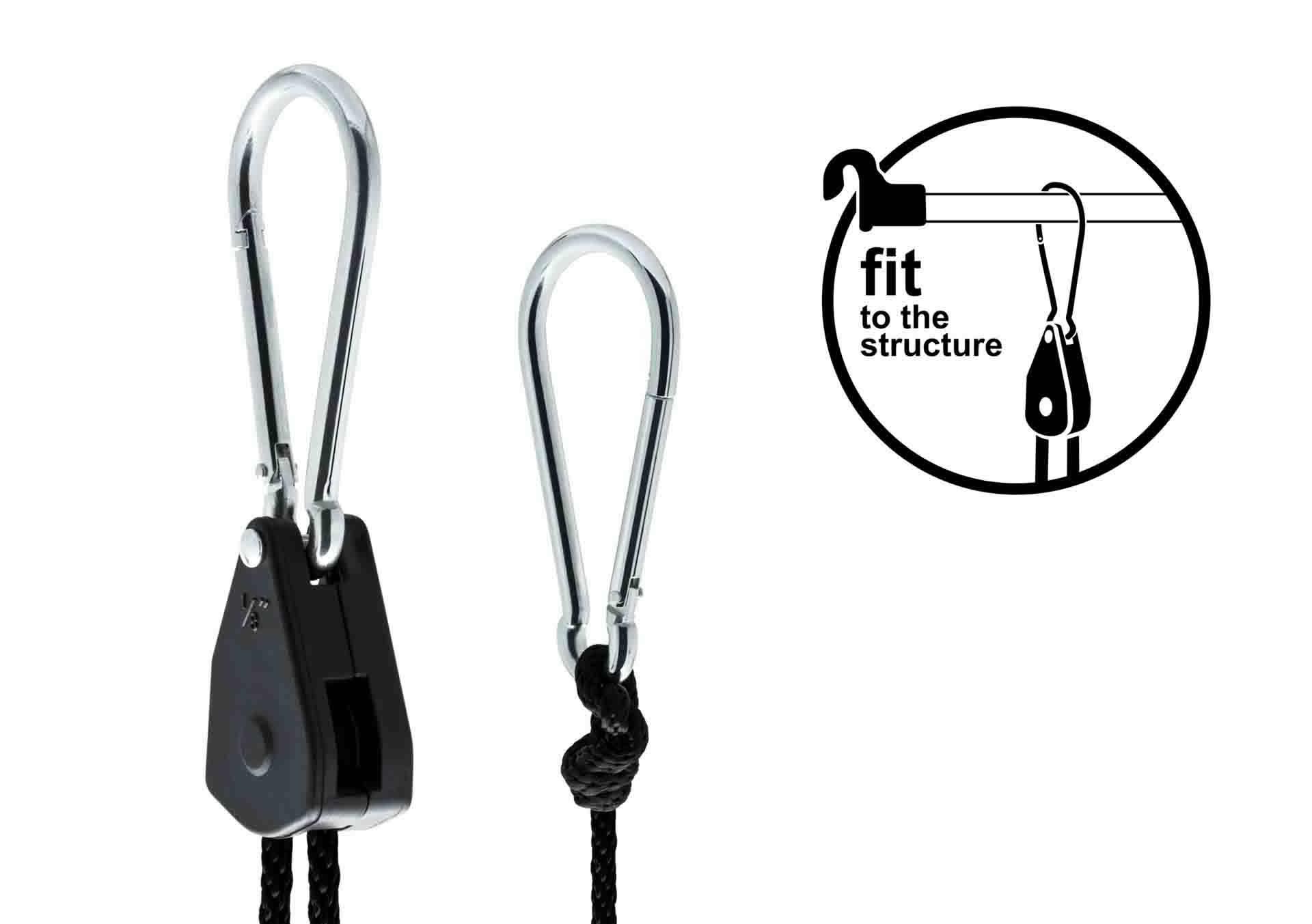 Подвесы для светильника PROHANGERS Garden Highpro PROHANGER XL (до 68кг) Подвесы для светильника PROHANGERS Garden Highpro PROHANGER XL (до 68кг)