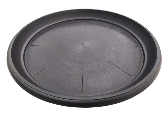 Пластиковый поддон круглый Plastic Saucers D-12 (40 см) черный Пластиковый поддон круглый Plastic Saucers D-12 (40 см) черный