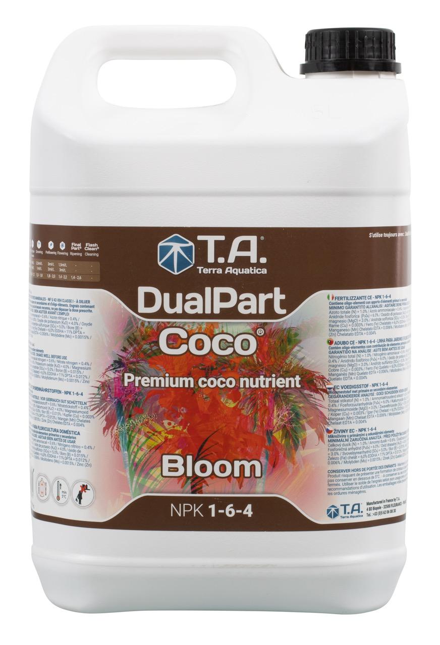 Удобрение Terra Aquatica DualPart Coco Bloom 5 л, EU Удобрение Terra Aquatica DualPart Coco Bloom 5 л, EU