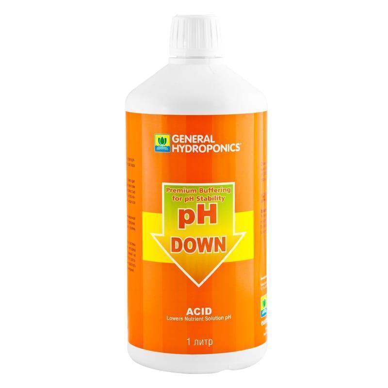 Регулятор кислотности pH Down Terra Aquatica (GHE) 1 л, Ru Регулятор кислотности pH Down Terra Aquatica (GHE) 1 л, Ru