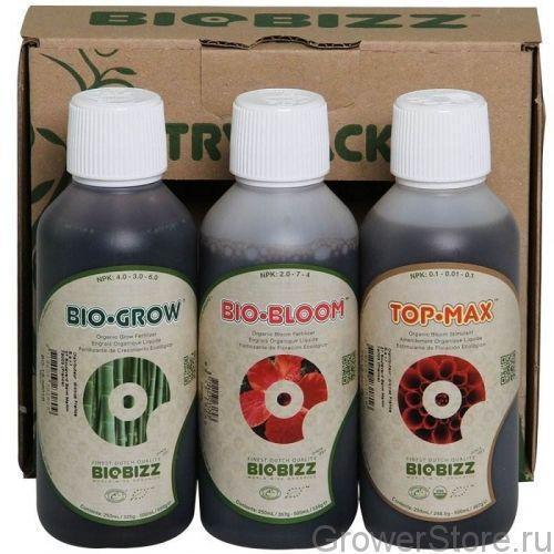 Удобрение BioBizz Trypack Indoor 0,25л 0,25 л Удобрение BioBizz Trypack Indoor 0,25л 0,25 л